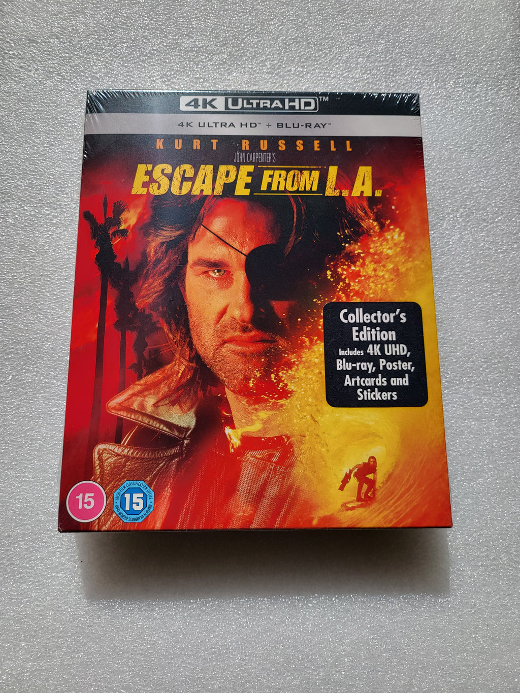 John Carpenters Escape from L.A. 4K/2D Collector’s Edition *Brand New Sealed*