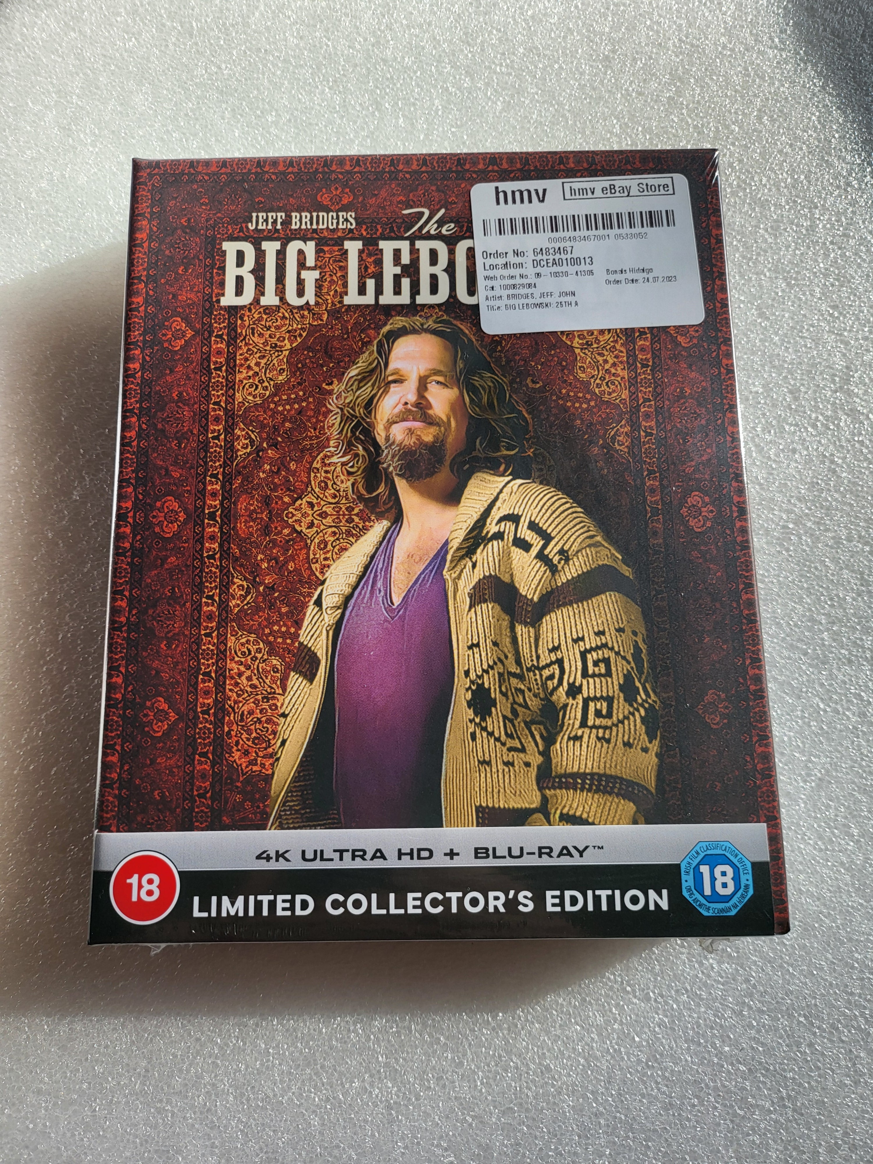 The Big Lebowski Steelbook Collector's Edition 25th Anniversary *Brand New Sealed*