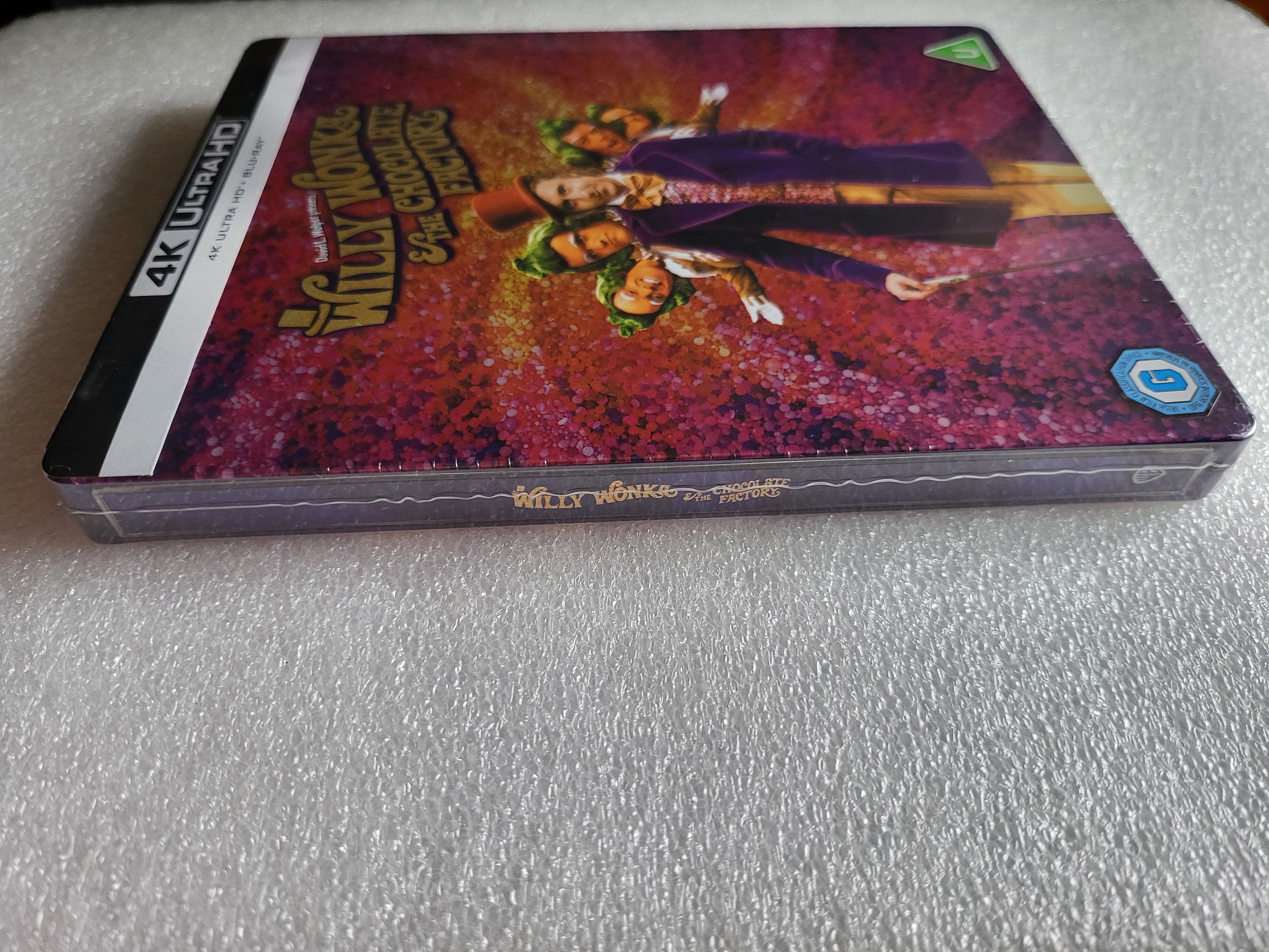 Willy Wonka & The Chocolate Factory 4K/2D Steelbook *Brand New Sealed*