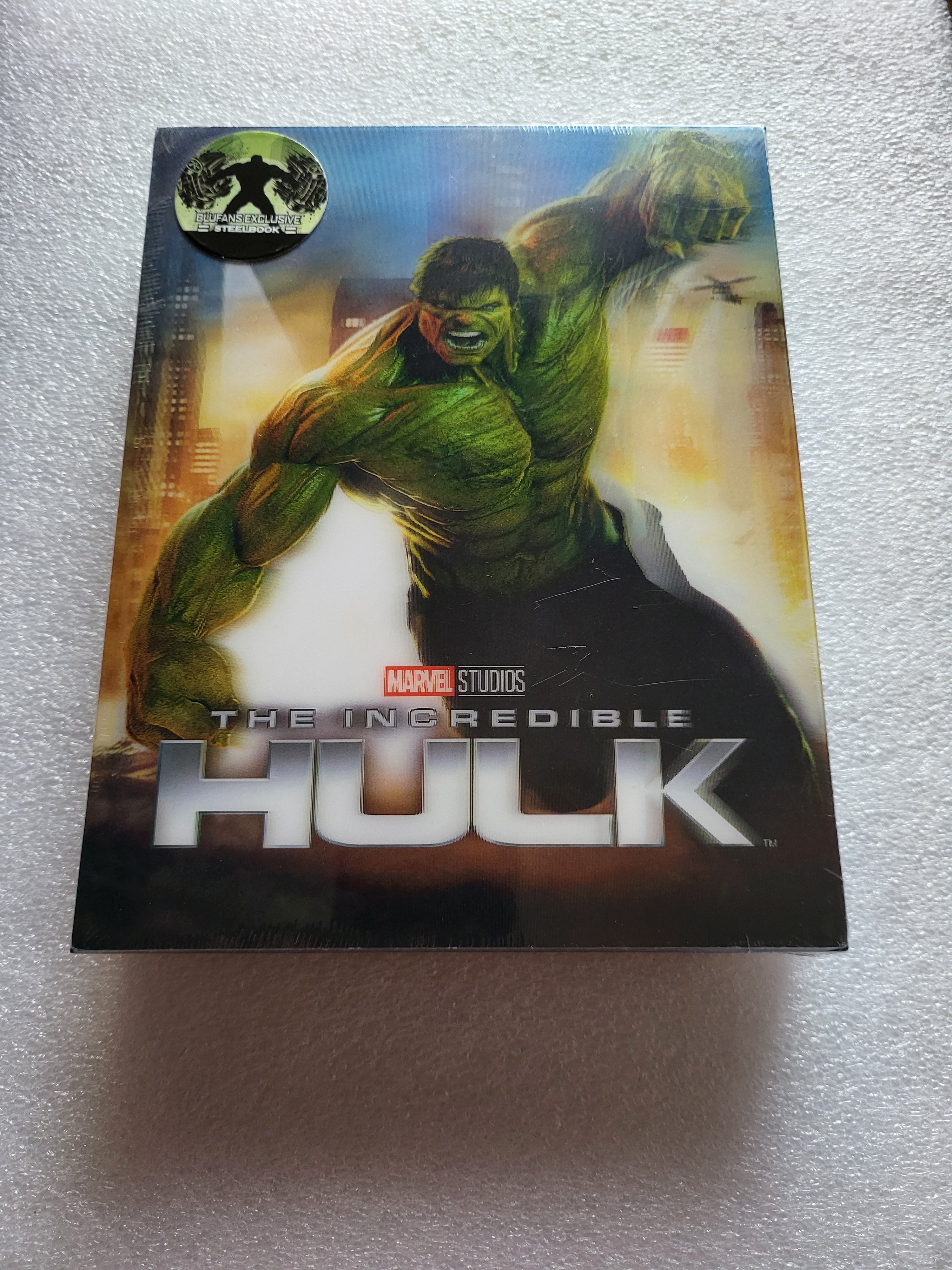 The Incredible Hulk Blufans 4K/2D Steelbook Double Lenticular *Brand New Sealed*