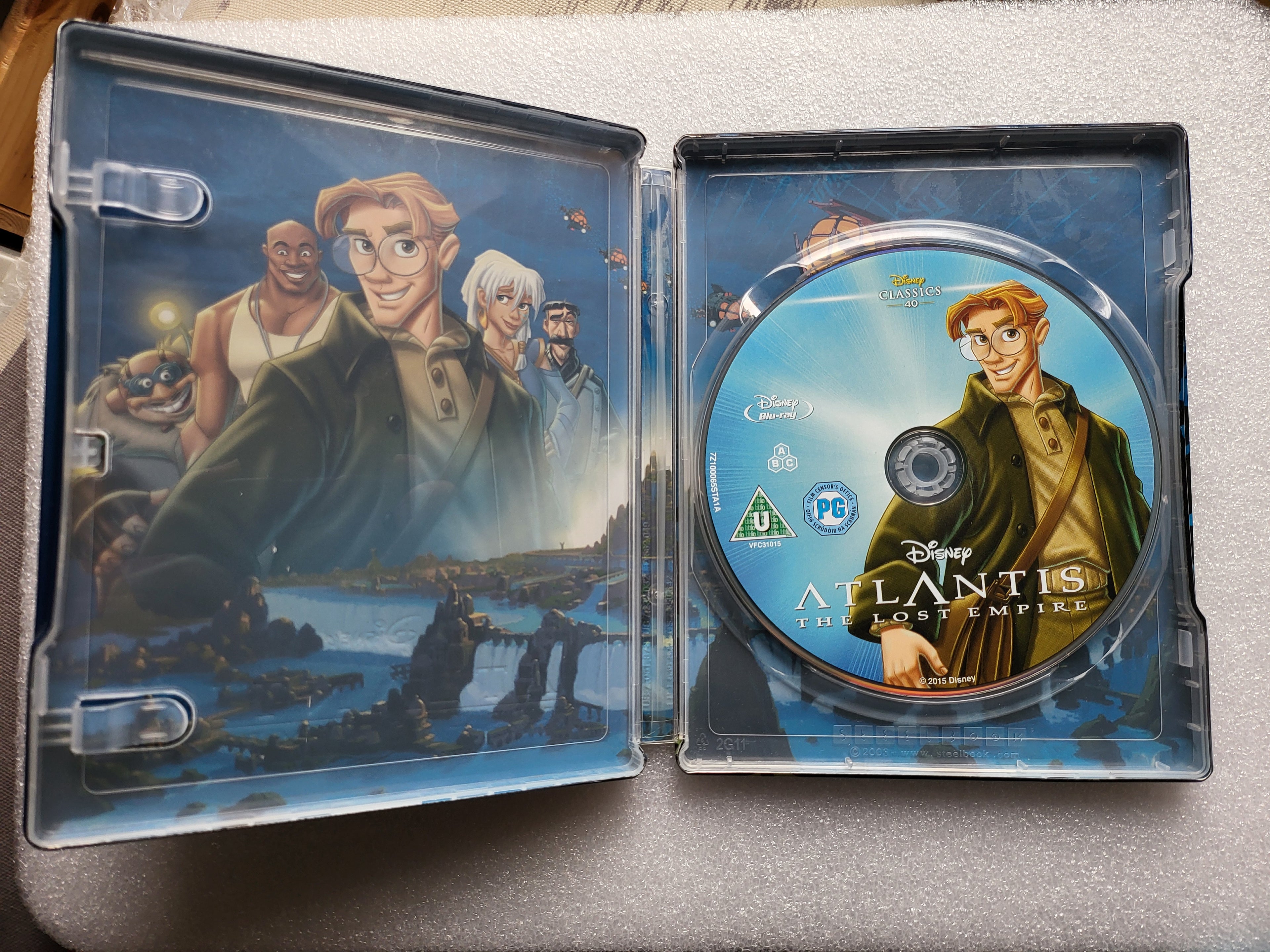 Disney's Atlantis The Lost Empire Zavvi Steelbook