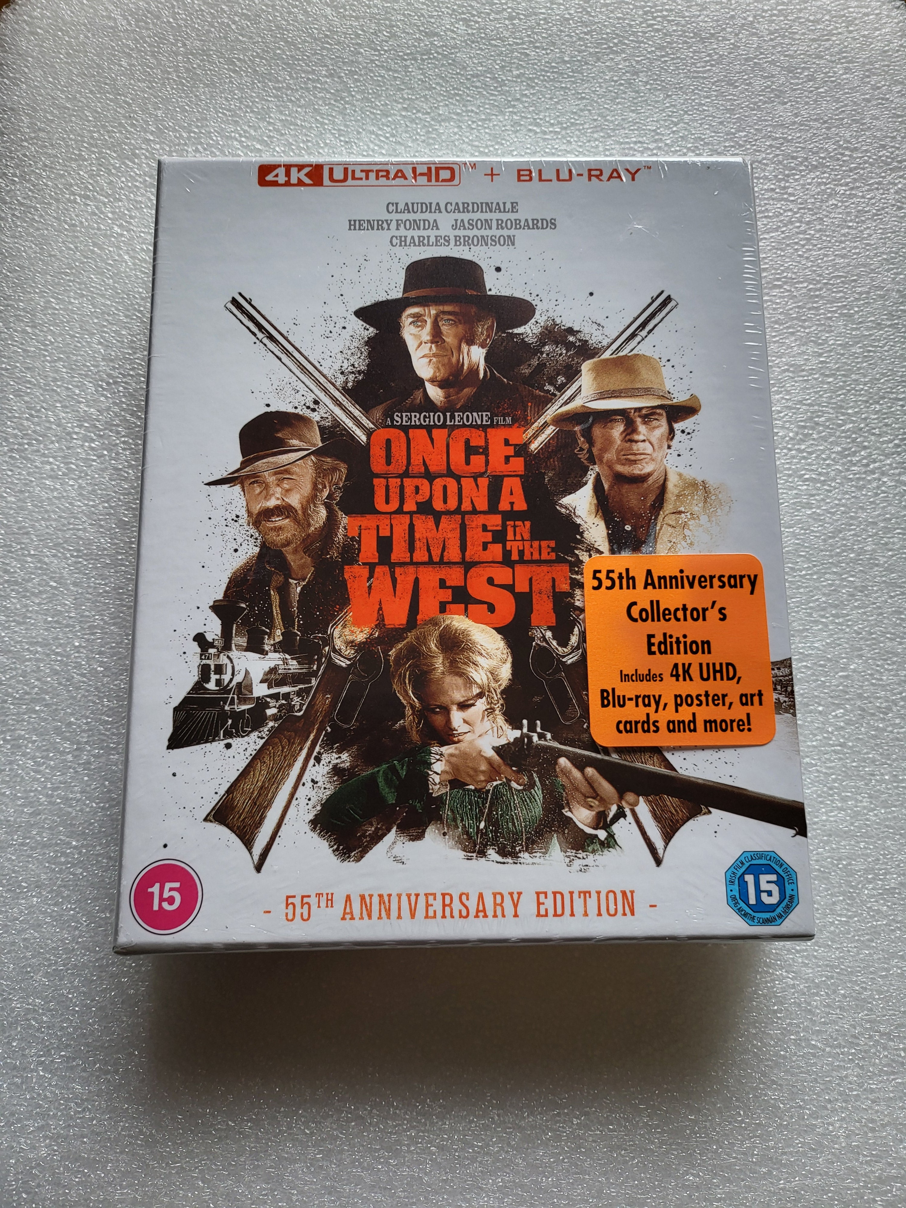 Once Upon a Time in the West 55th Anniversary 4K Collector's Edition*Brand New Sealed*